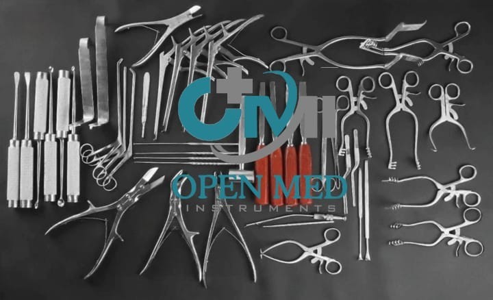 Spine Laminectomy Set 45 Pcs Complete Orthopedic Surgical Instruments set