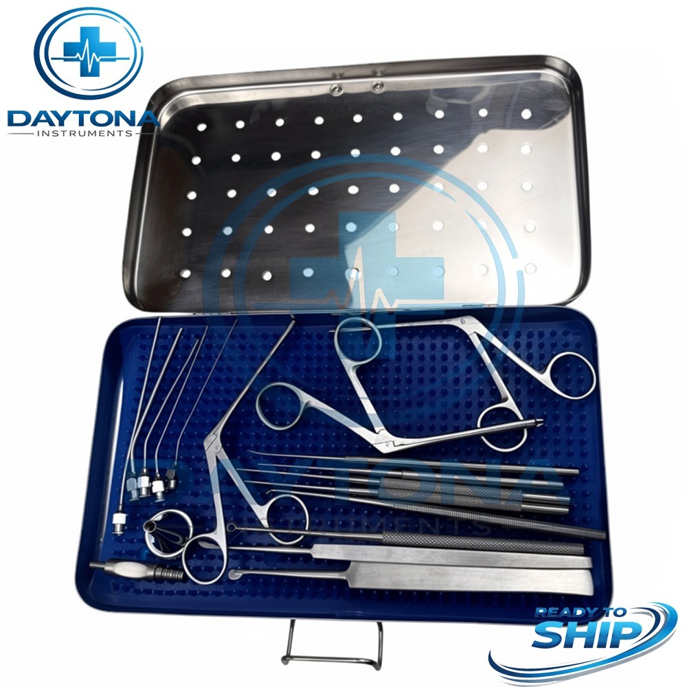 Myringotomy Instruments Set Of 15 Instruments For ENT Myringoplasty Surgical