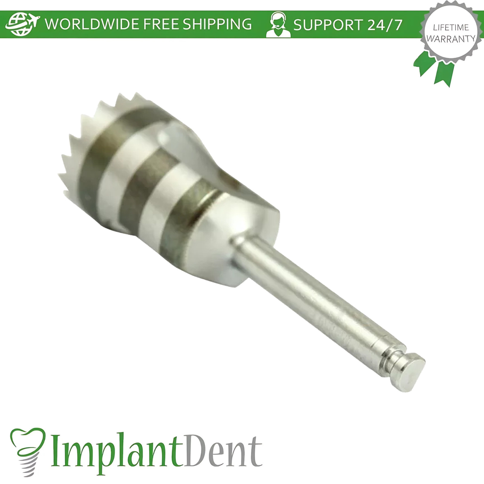 1x Dental Trephine Drill With Guiding Pin 8.0mm Stainless Steel Dentistry Tool