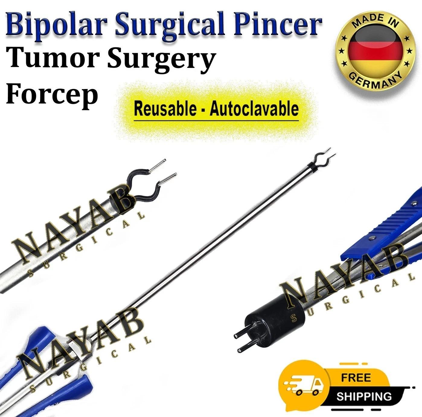 Bipolar Surgical Pincer – Transsphenoidal Pituitary Tumor Surgery Forcep & Cable