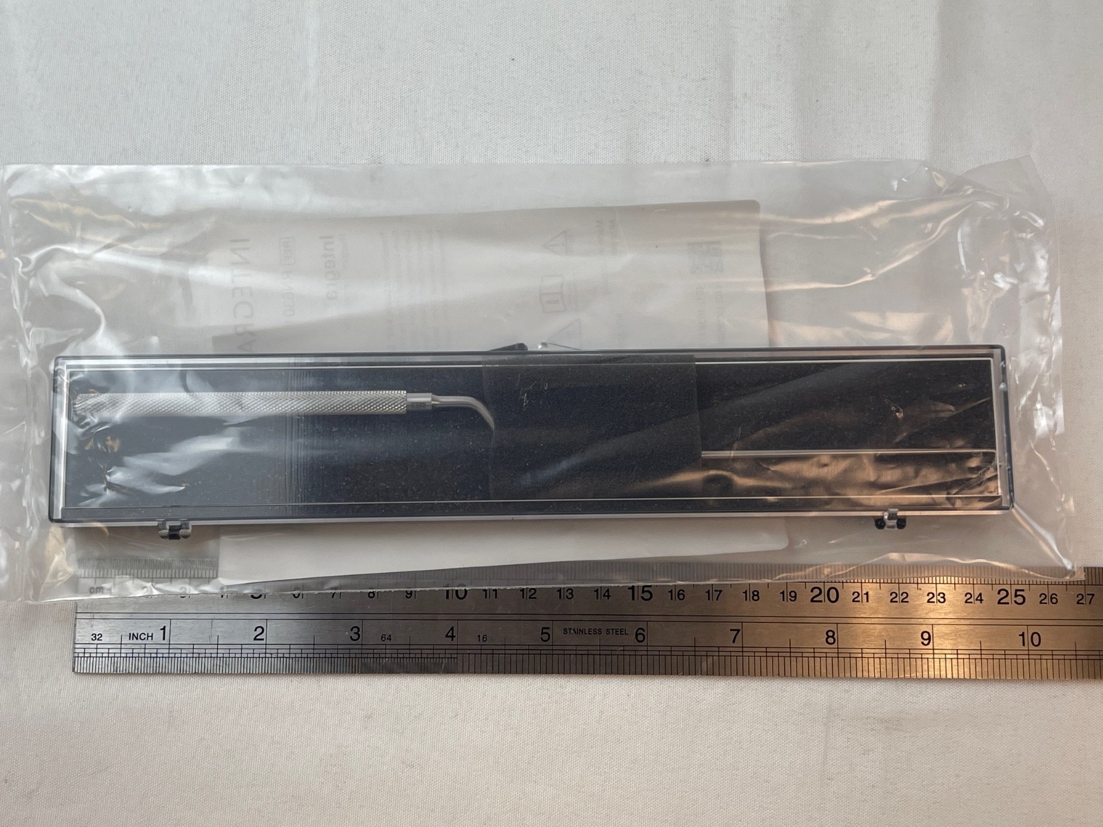 Ruggles Integra RN6301 Transphenoidal Ring Curette 9.5″ Bayonet 90° Up 3mm Tip