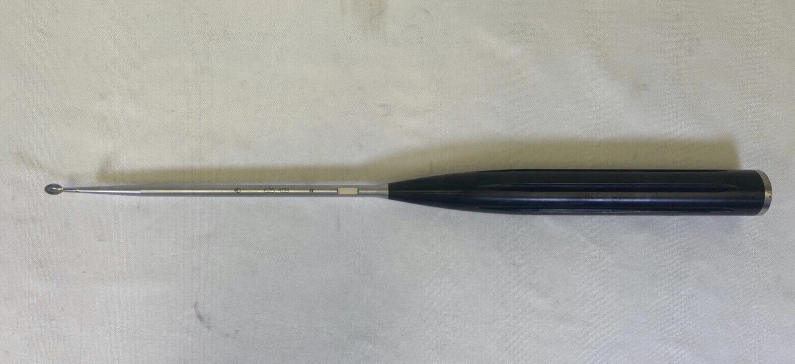 Globus Medical 625.408 7.5mm X 11.5mm x 19″ Bone Curette Up Angled Spine Ortho