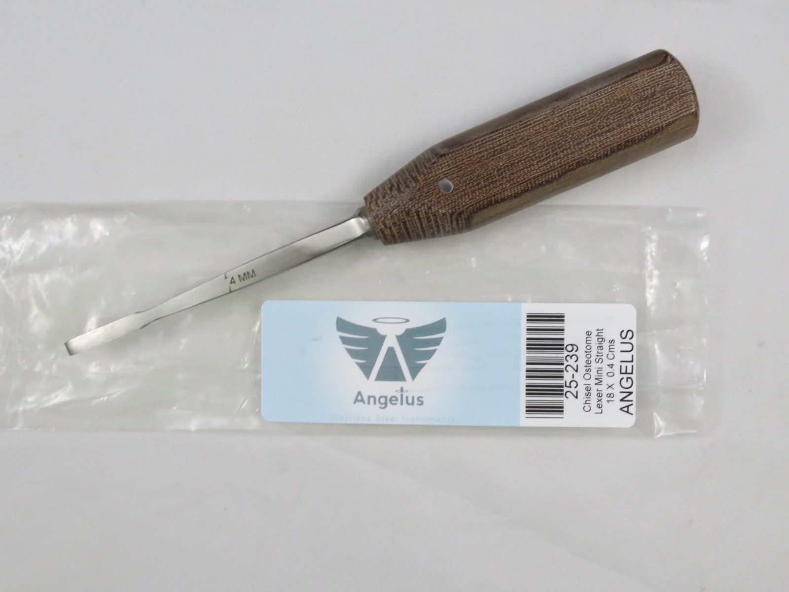 Medical Orthopedic Osteotome Chisel Lexer Mini Straight 18 cm x 0.4 cm ANGELUS