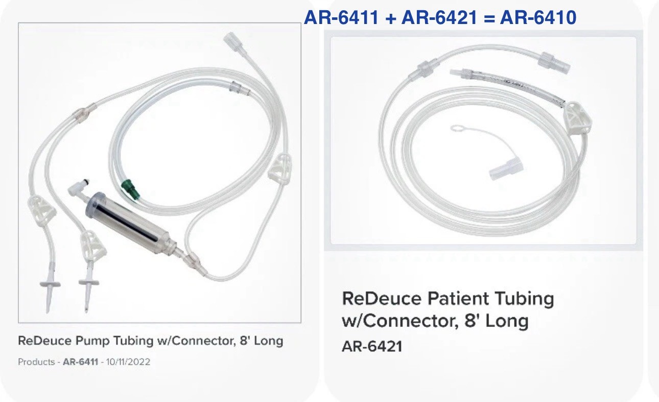 Arthrex Arthroscopy Pump Inflow Tubing AR-6410 (AR-6411+AR-6421) 1Piece In Date
