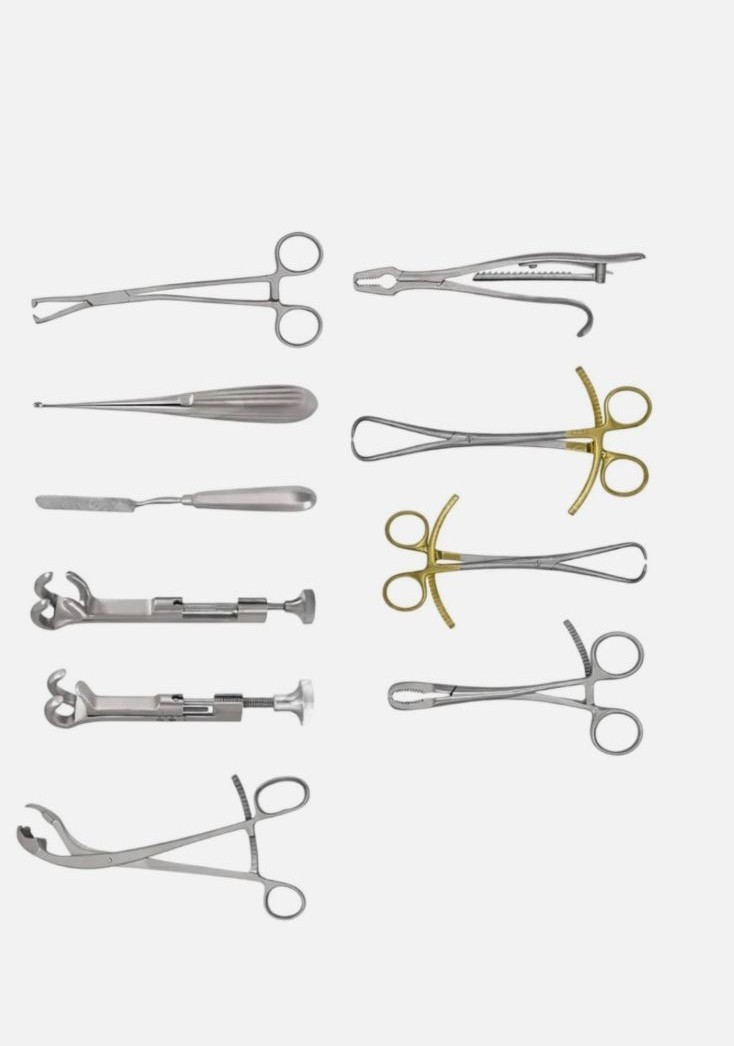 Share 10 Pcs Custom Made Orthopedic Surgery Kit Surgical Instruments Set Germ