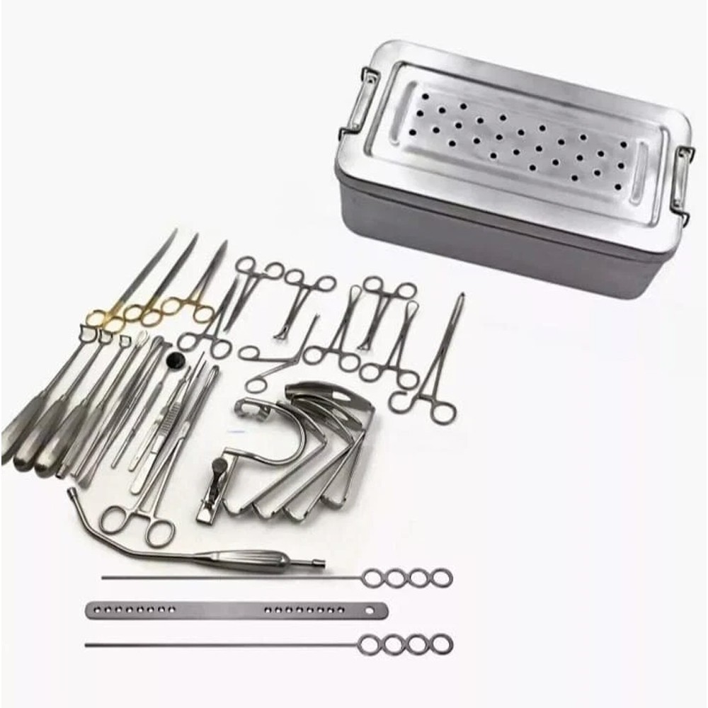 Set of 25 PCS Of Basic Orthopedic Surgery Surgical Instruments With Box