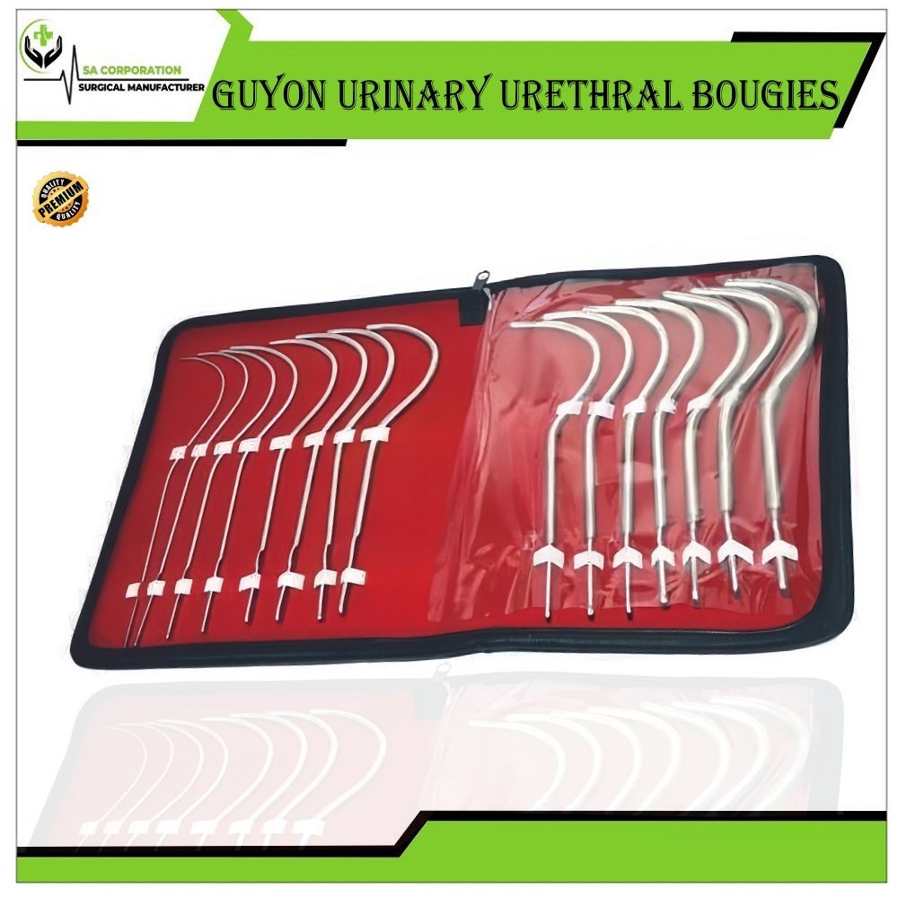 Guyon Urinary Instruments Kit Of 15 Pieces Urethral Bougies Gynecology