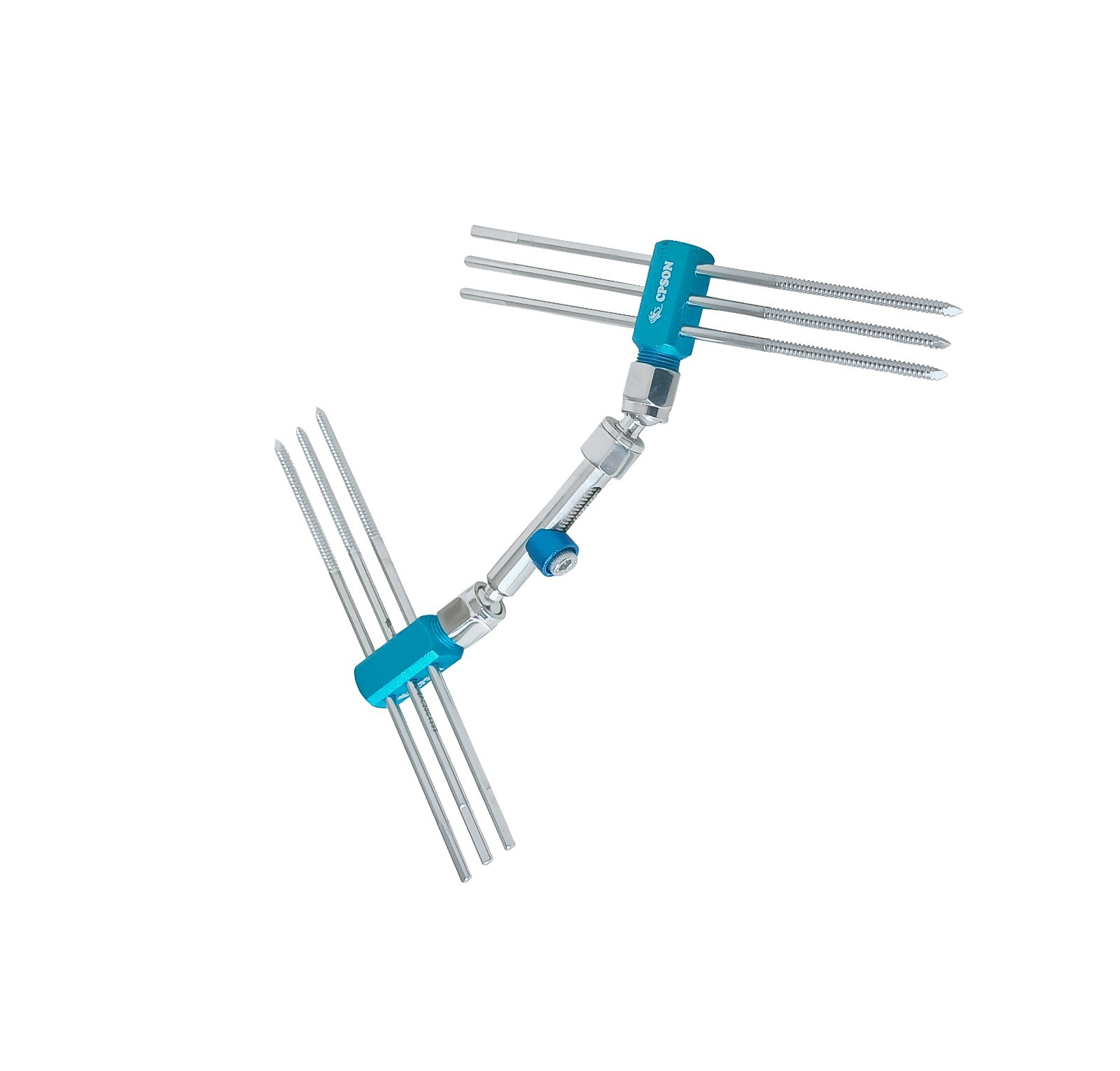 Orthopedic Fracture Surgery Colles External Fixator 145mm Set with Allen Key.