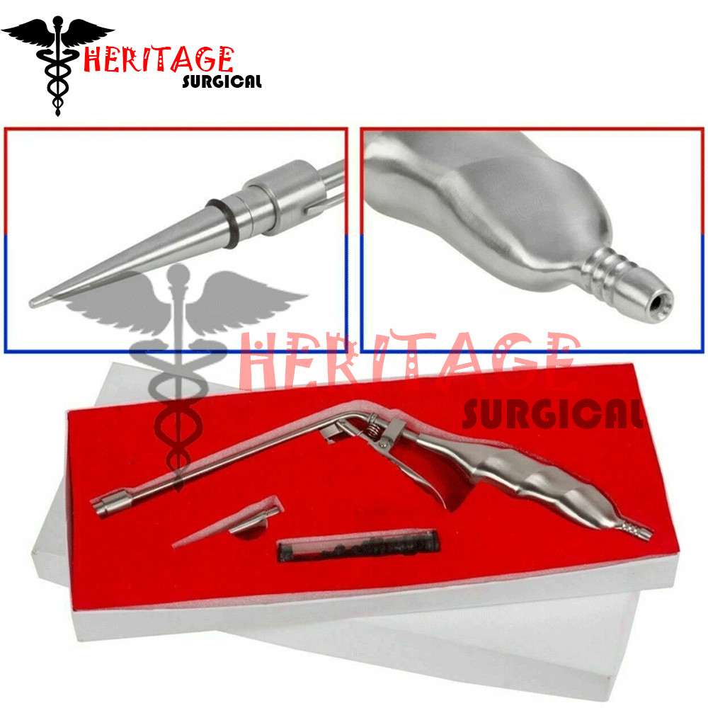 Hemorrhoid Suction Ligator STR Angle With 100 Latex Bands -Premium Surgical Inst