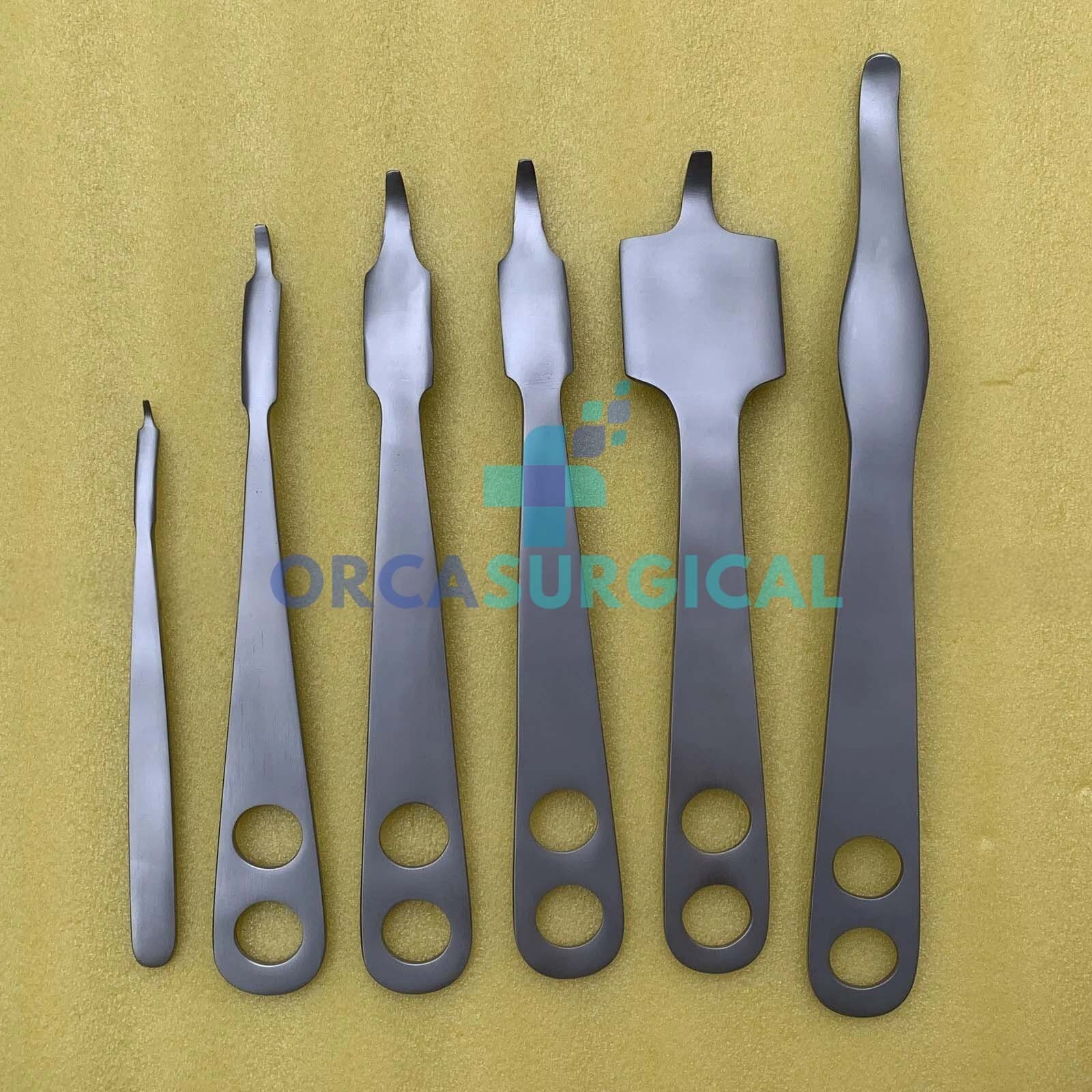 7 Hohmann Retractor Set, German Stainless Steel Surgical, Orthopedic Instruments