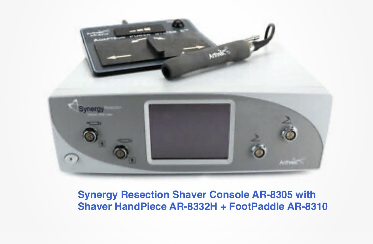 Arthrex AR-8305 & AR-8332H Synergy Shaver System + AR-8310 Standard FootPaddle