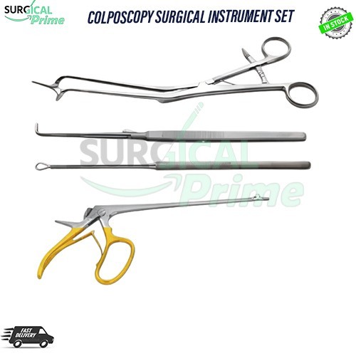 COLPOSCOPY SURGICAL INSTRUMENT SET OF 4 Pcs
