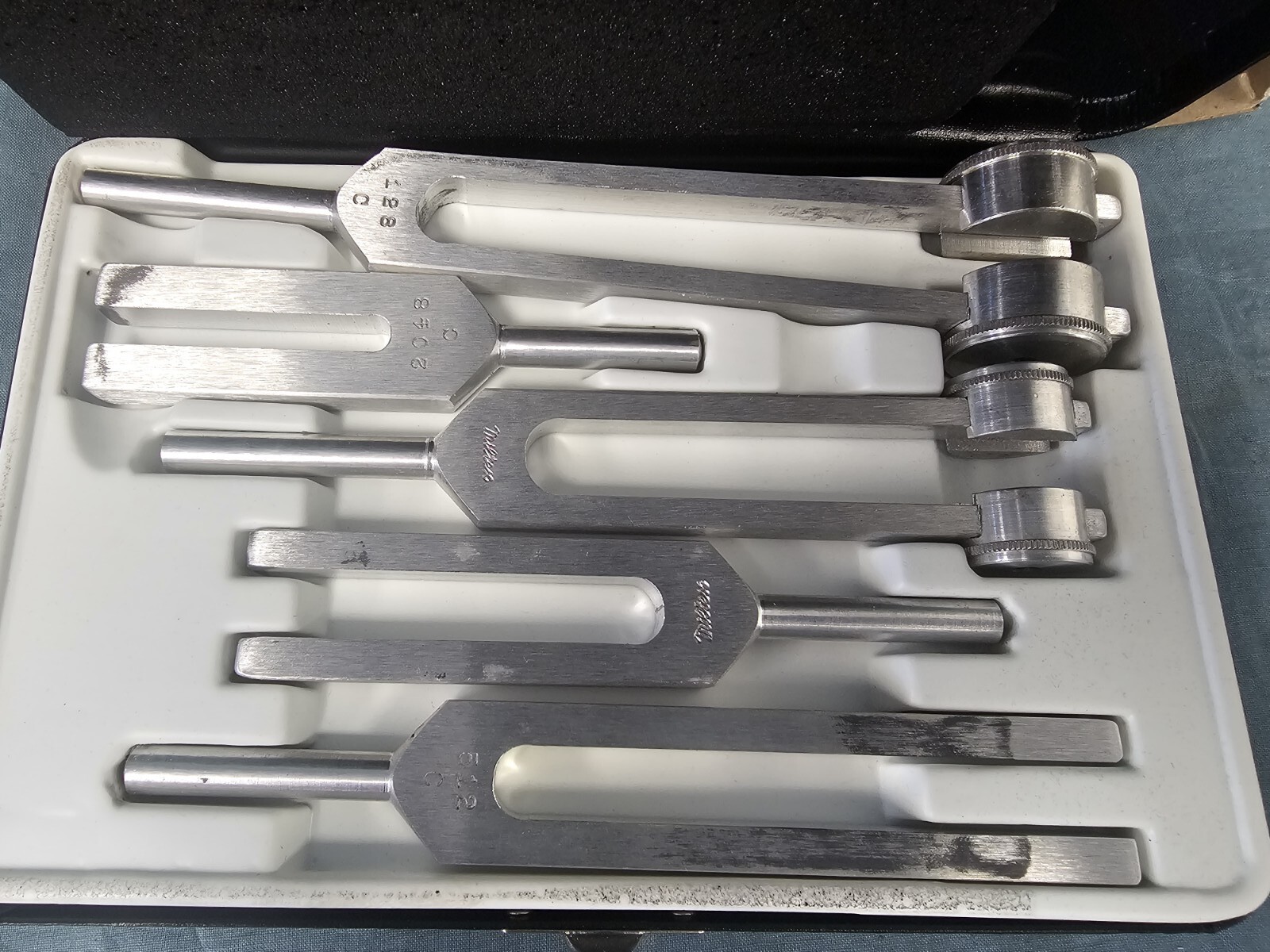 Miltex Tuning Forks 4pc set NEW With Box – C128 C256 C512 C1024 C2048