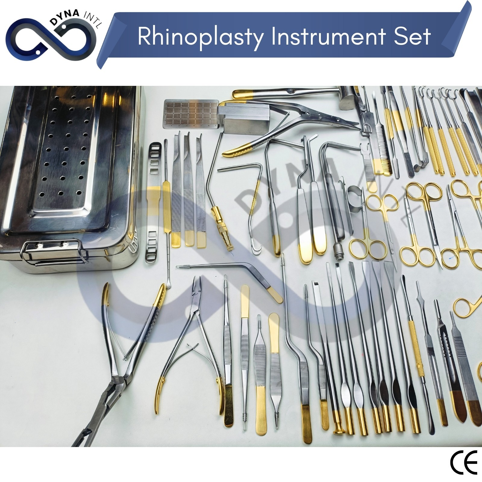 Major Rhinoplasty Surgical instruments set of 82 Pcs Nose & Plastic Surgery +Box