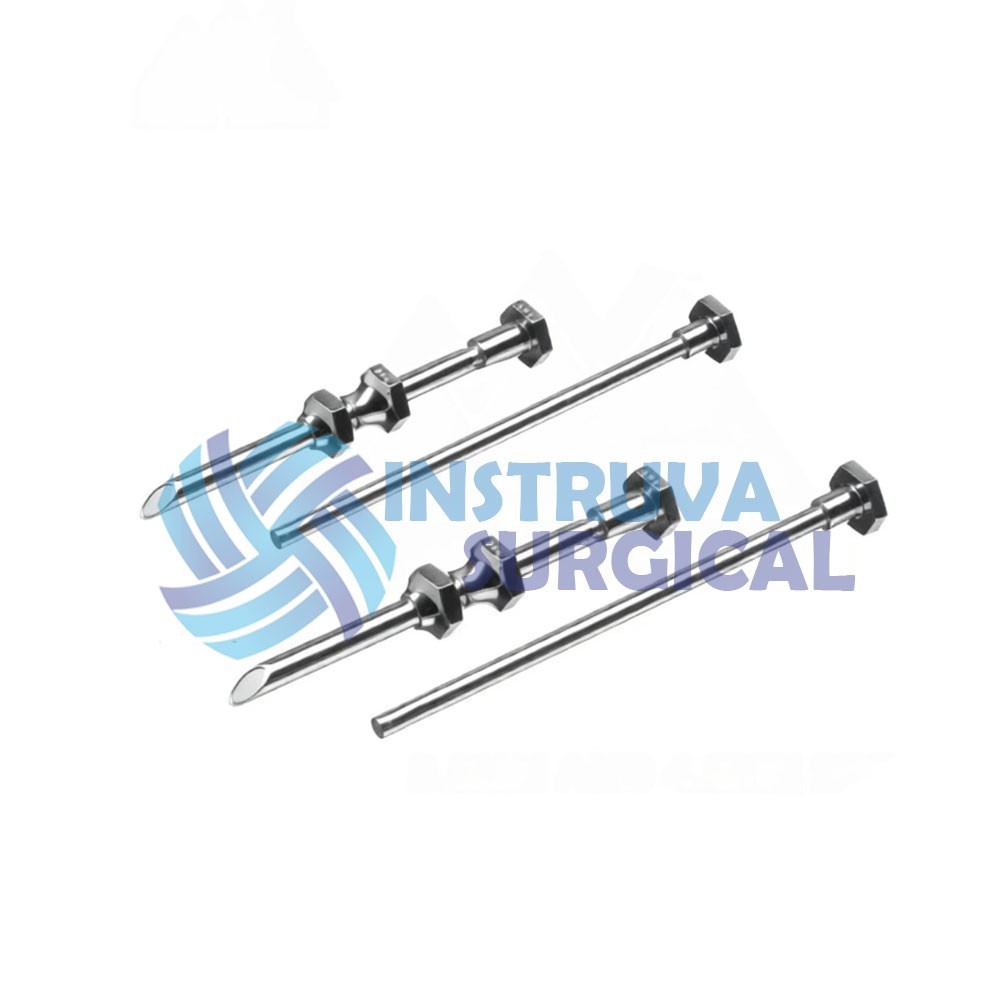 German HRT Trocar 3.5mm and 4.5mm 2Sets Hormone Replacement Pellet Insertion Kit