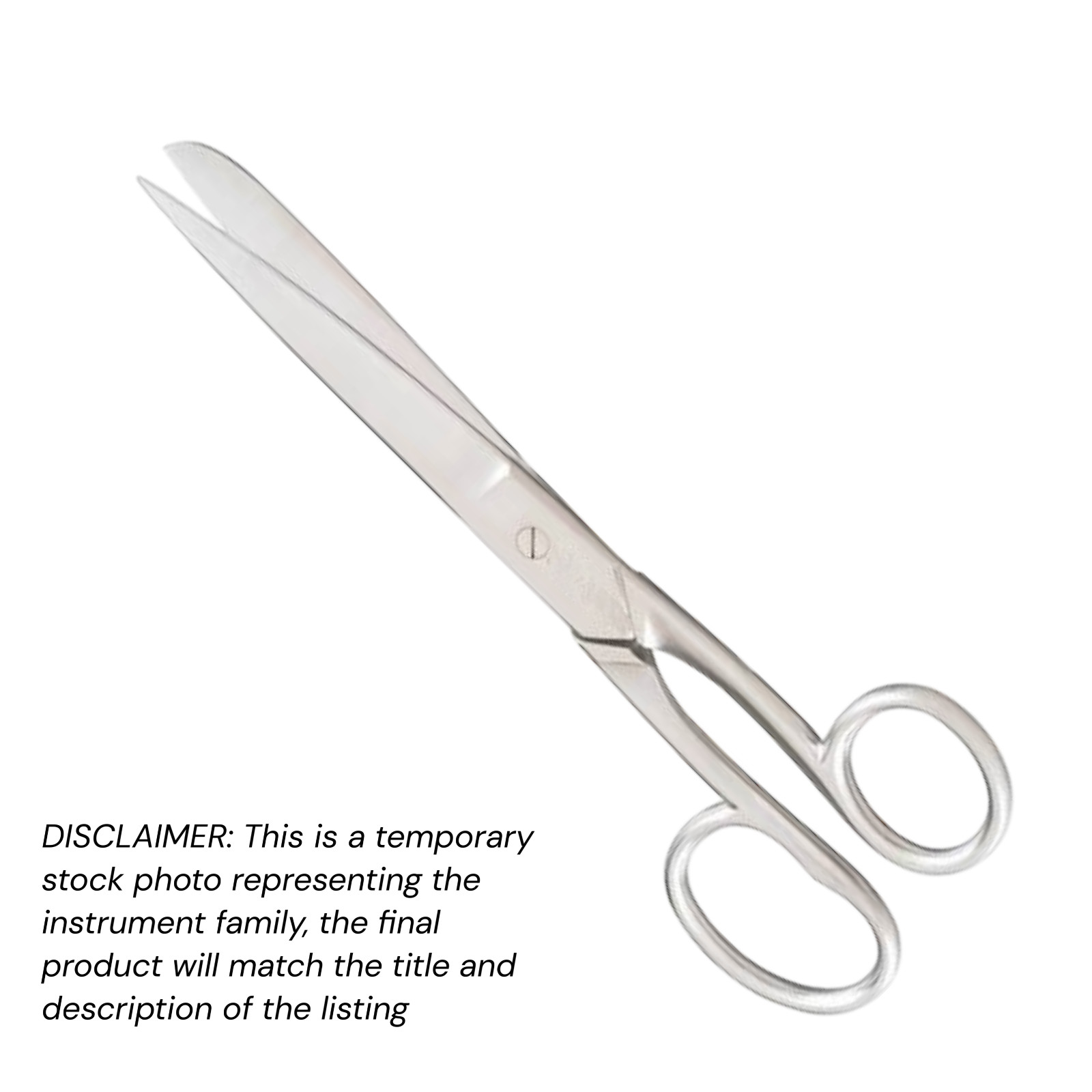 USA Gauze Scissors 8″ 1 Large Finger Ring Stainless Volaris Economy