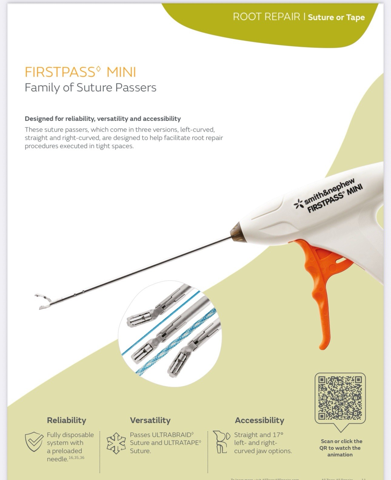 S&N All-Inside Meniscal Repair Solutions (Fast-Fix, NOVOSTITCH or Others…) 1Pcs