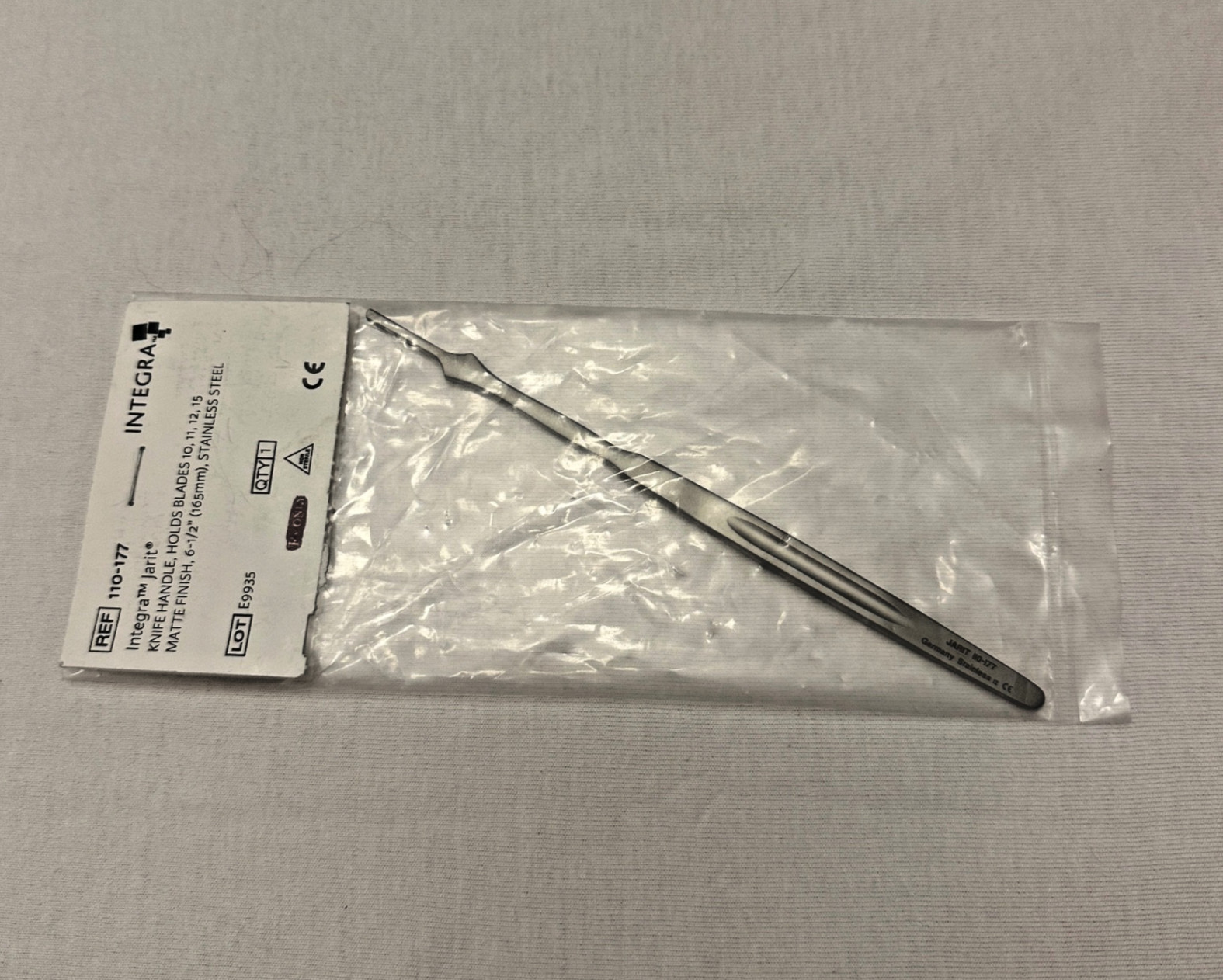 Integra Jarit 110-177 Knife Handle Holdes Blades 10 , 11, 12, 15 WL 165mm
