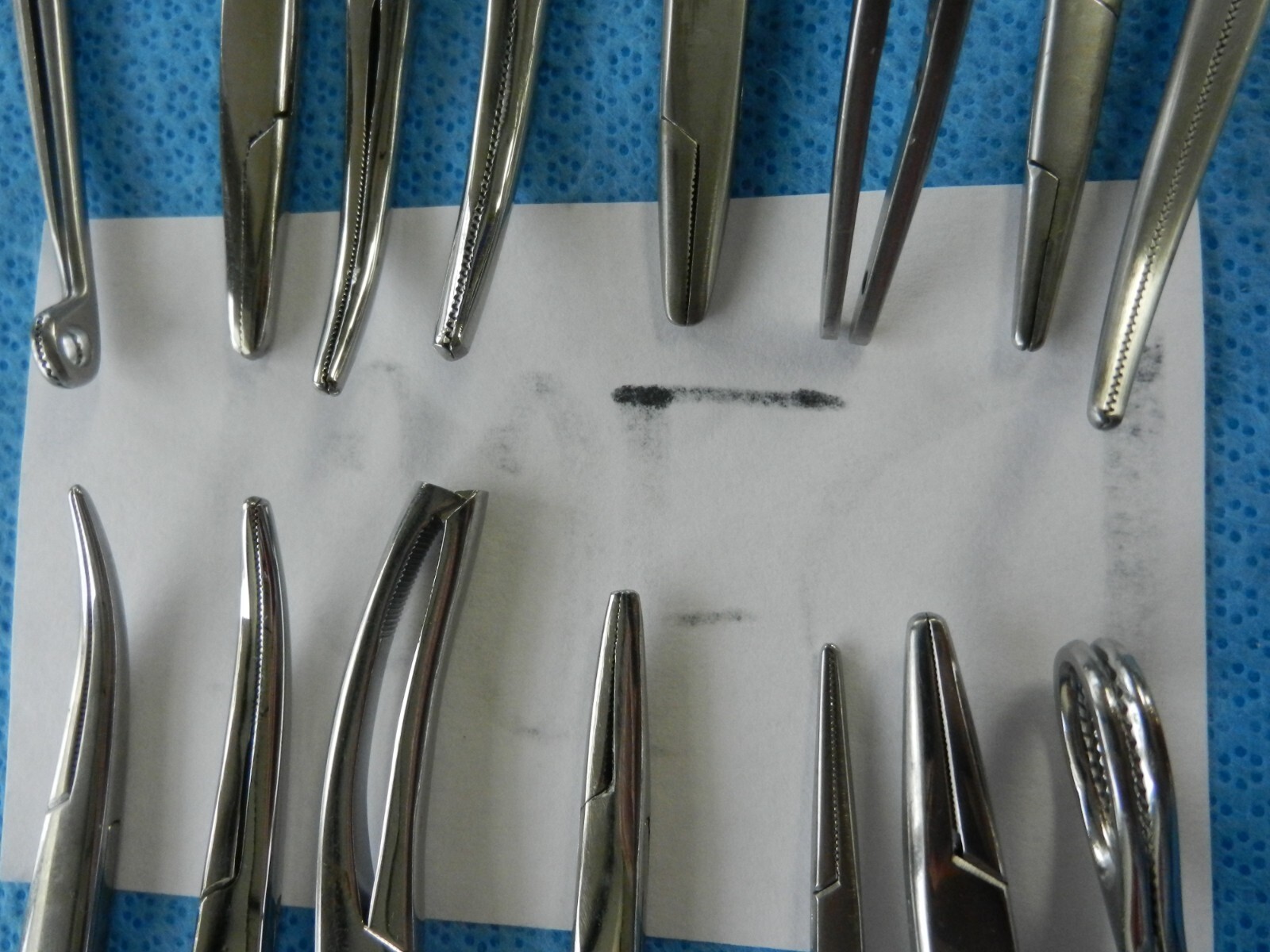 D7001 Jarit V. Mueller Weck Pilling Surgical Forceps Lot of 15 Approx 12.5-24cm