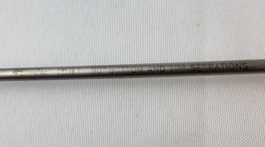 ConMed Linvatec C8536.1 Meniscal Rasp, 90° Top and Bottom Serrations