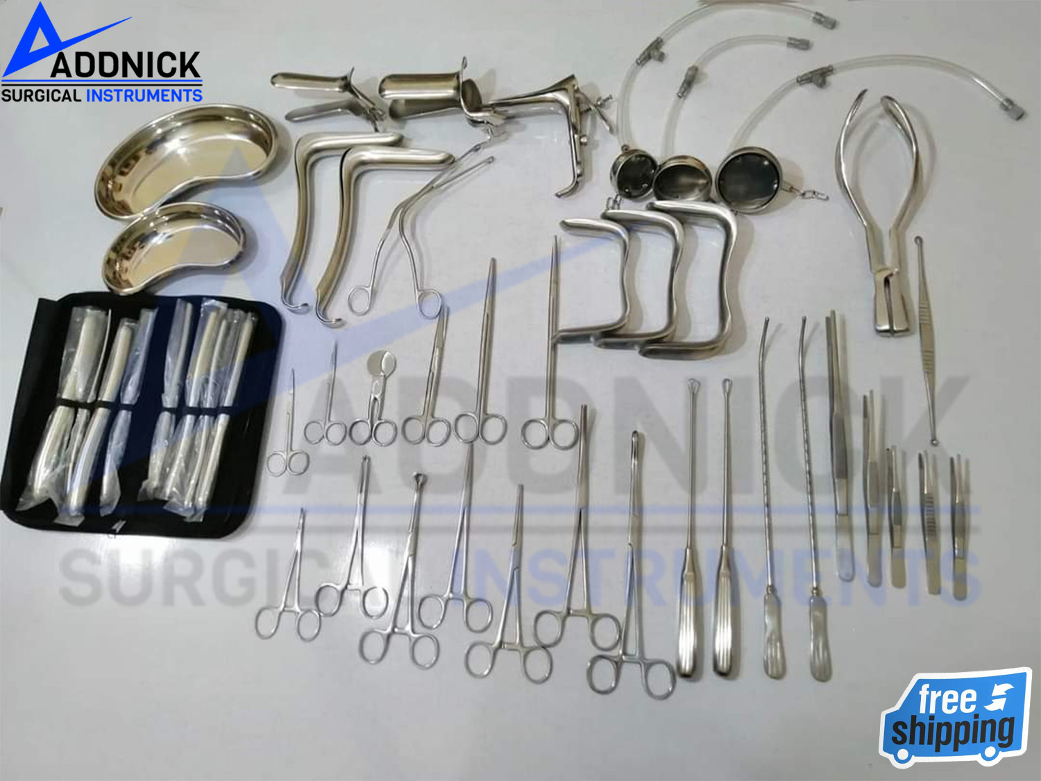 Basic Gynaecology Dilatation and Curettage DNC Kit Surgical Instruments