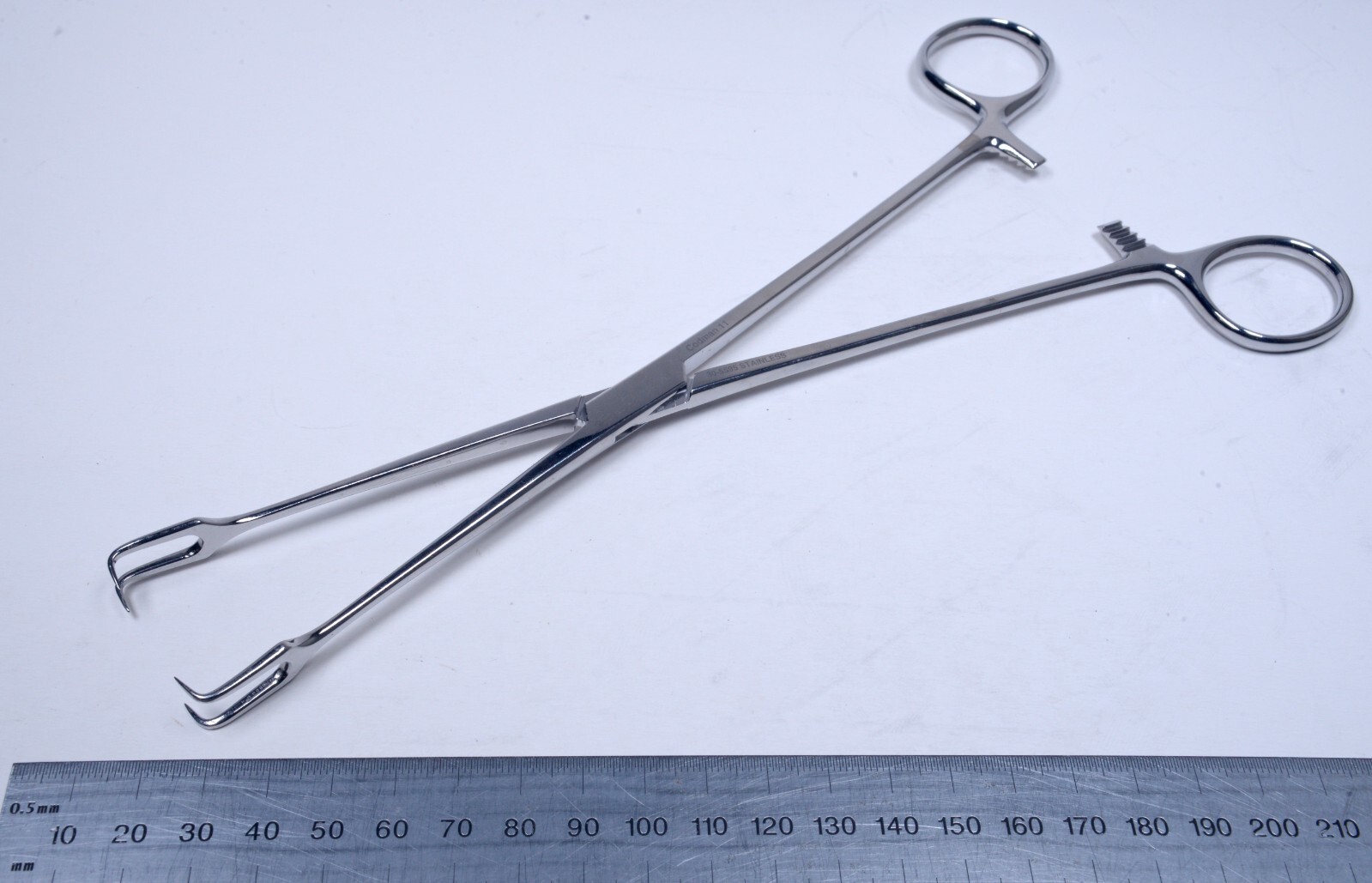 Codman #30-5595 Schroeder Uterine Vulsellum Forceps 9¾” Stainless Steel Surgical