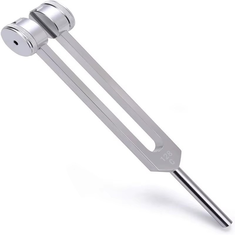 Aluminum Tuning Fork 128hz & Reflex Hammer for Healing Chakra Set Sound Therapy.