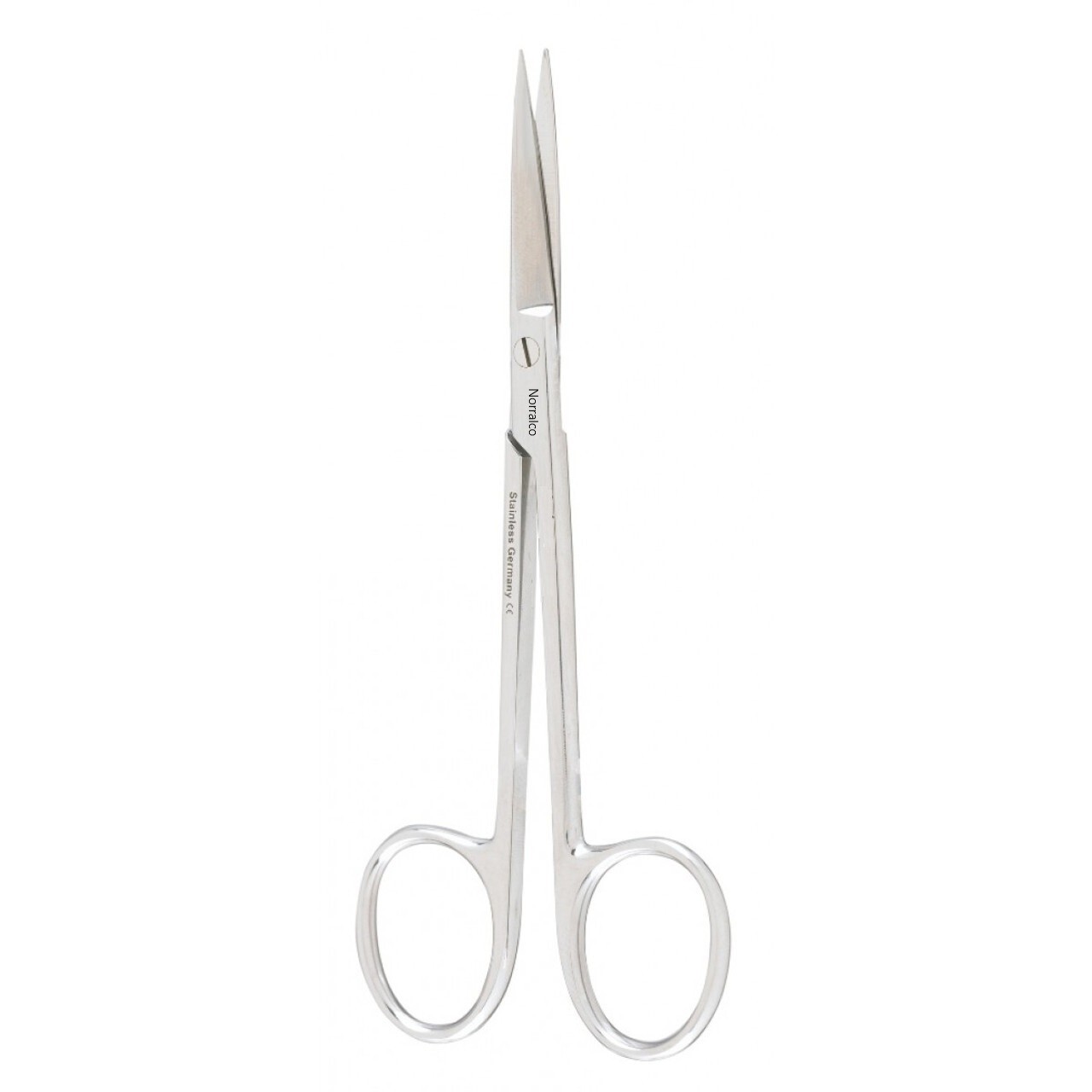 Set of 6 Plastic Surgery Scissors,4.3/4″, Straight, Sharp Tips, 1 Serrated Blade