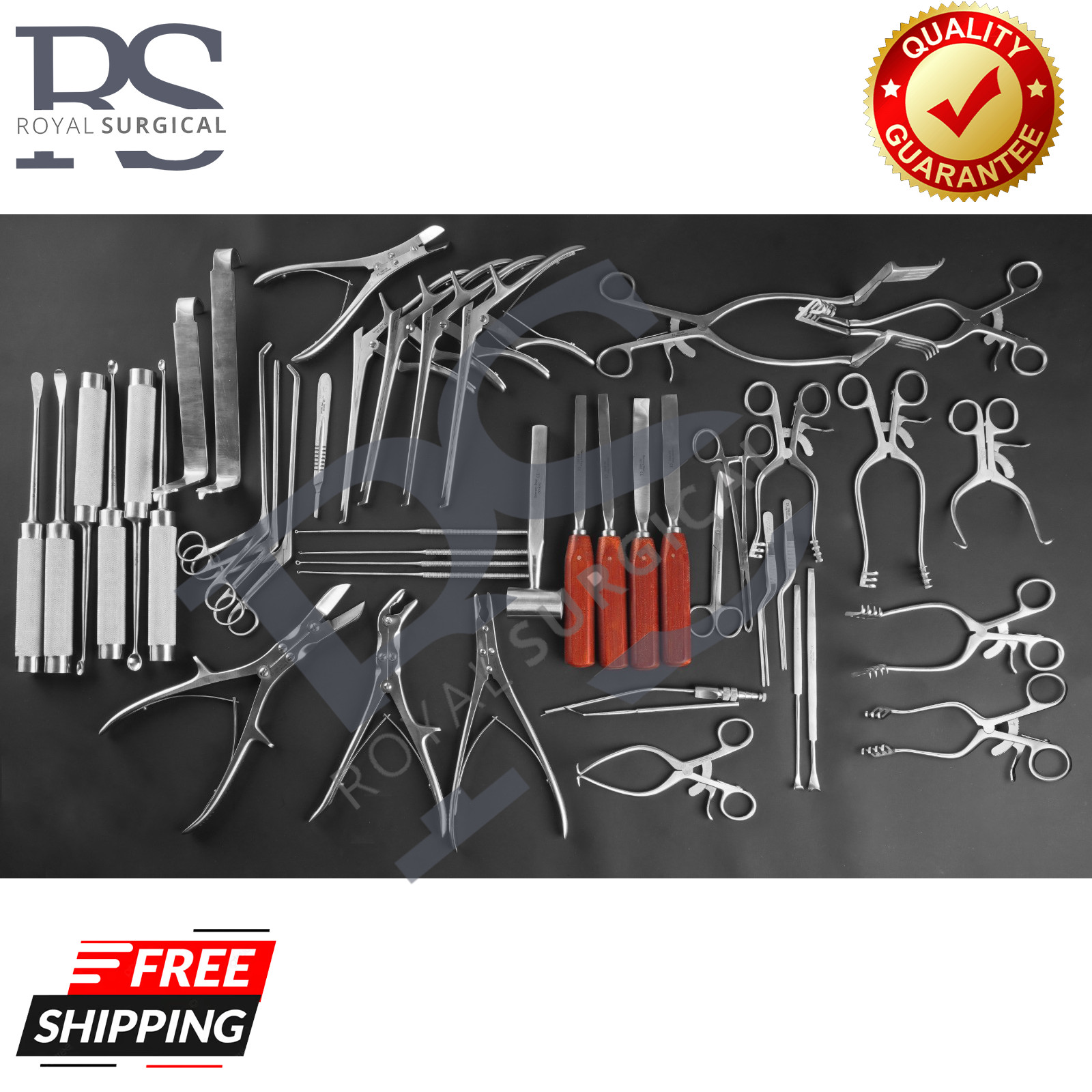 Spine Laminectomy Set 45Pcs Complete Orthopedic Surgical Instruments set