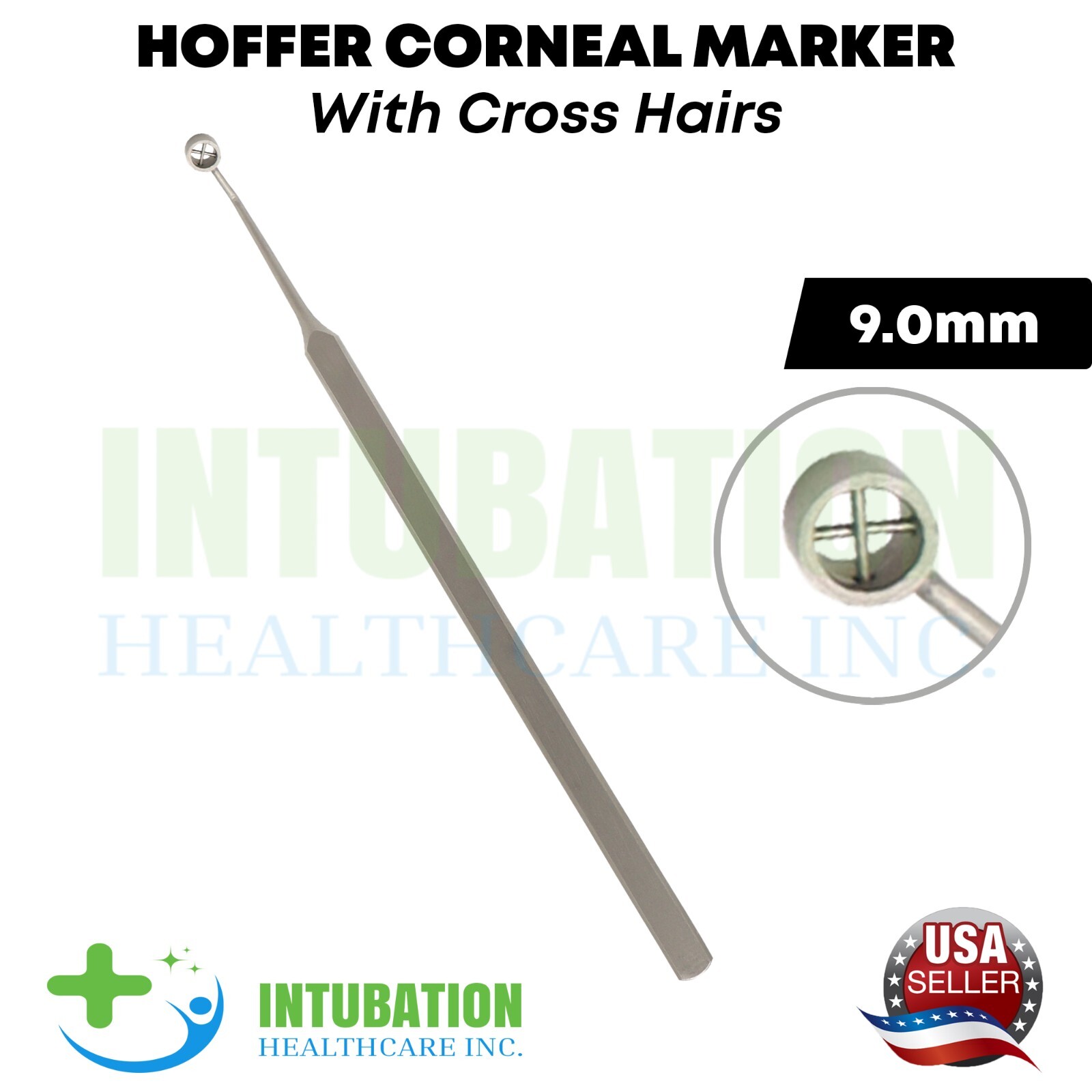 Hoffer Optic Zone Marker 9.0 mm Cross Hairs Surgical Ophthalmic Eye Instruments