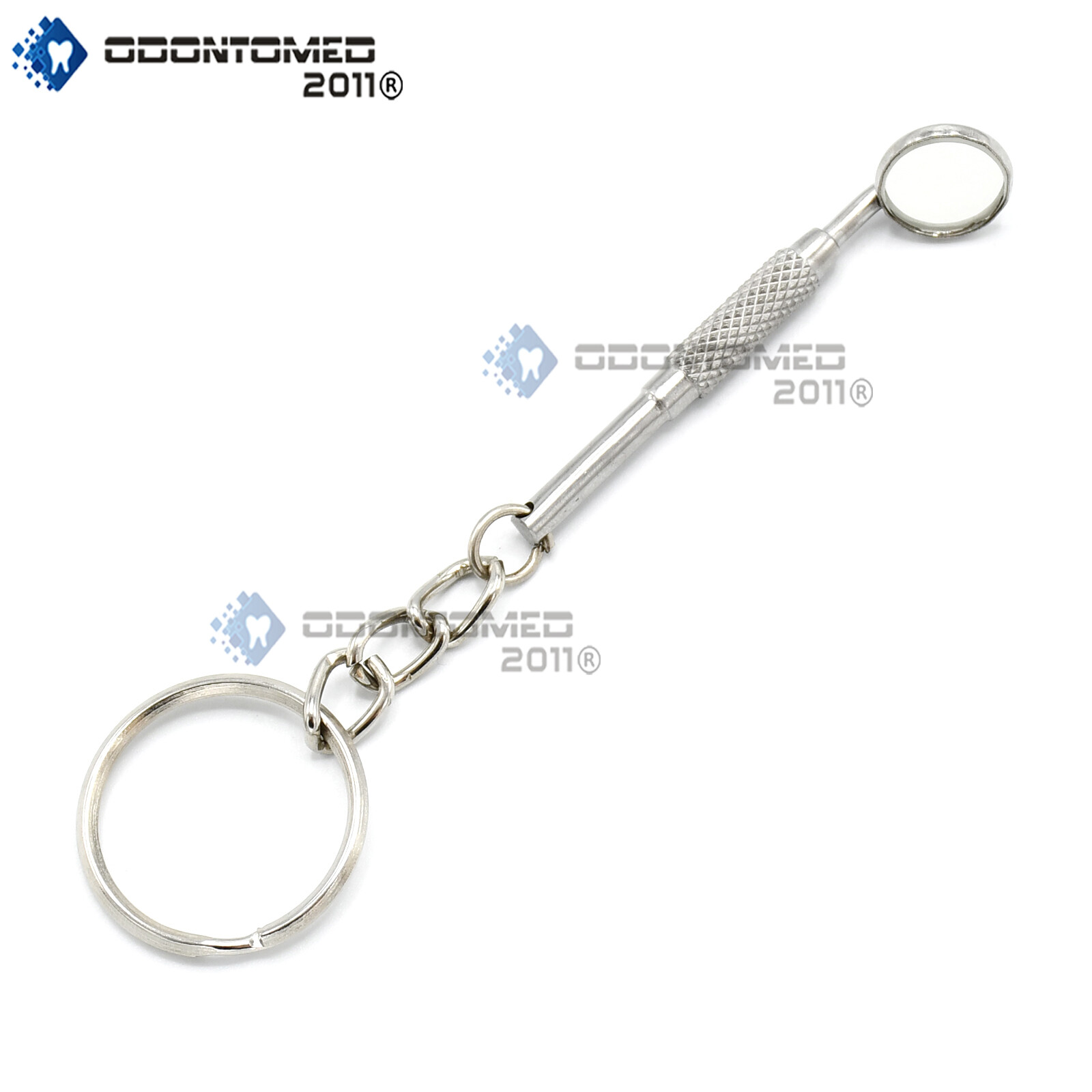 ODM Mirror Handle With Mirror Key Chain Surgical Dental Instruments