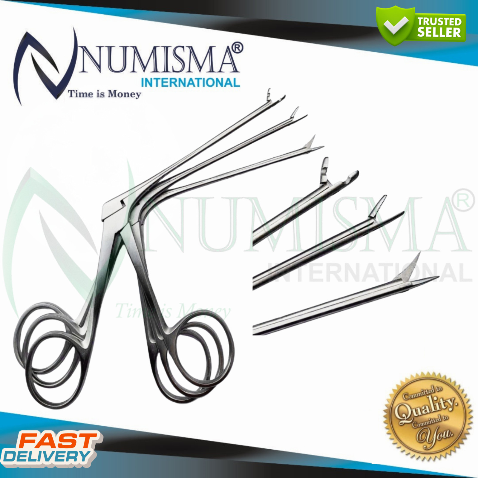 Ear Forceps Set of 3 Pcs ENT Surgical Instruments Used in Ear Surgery
