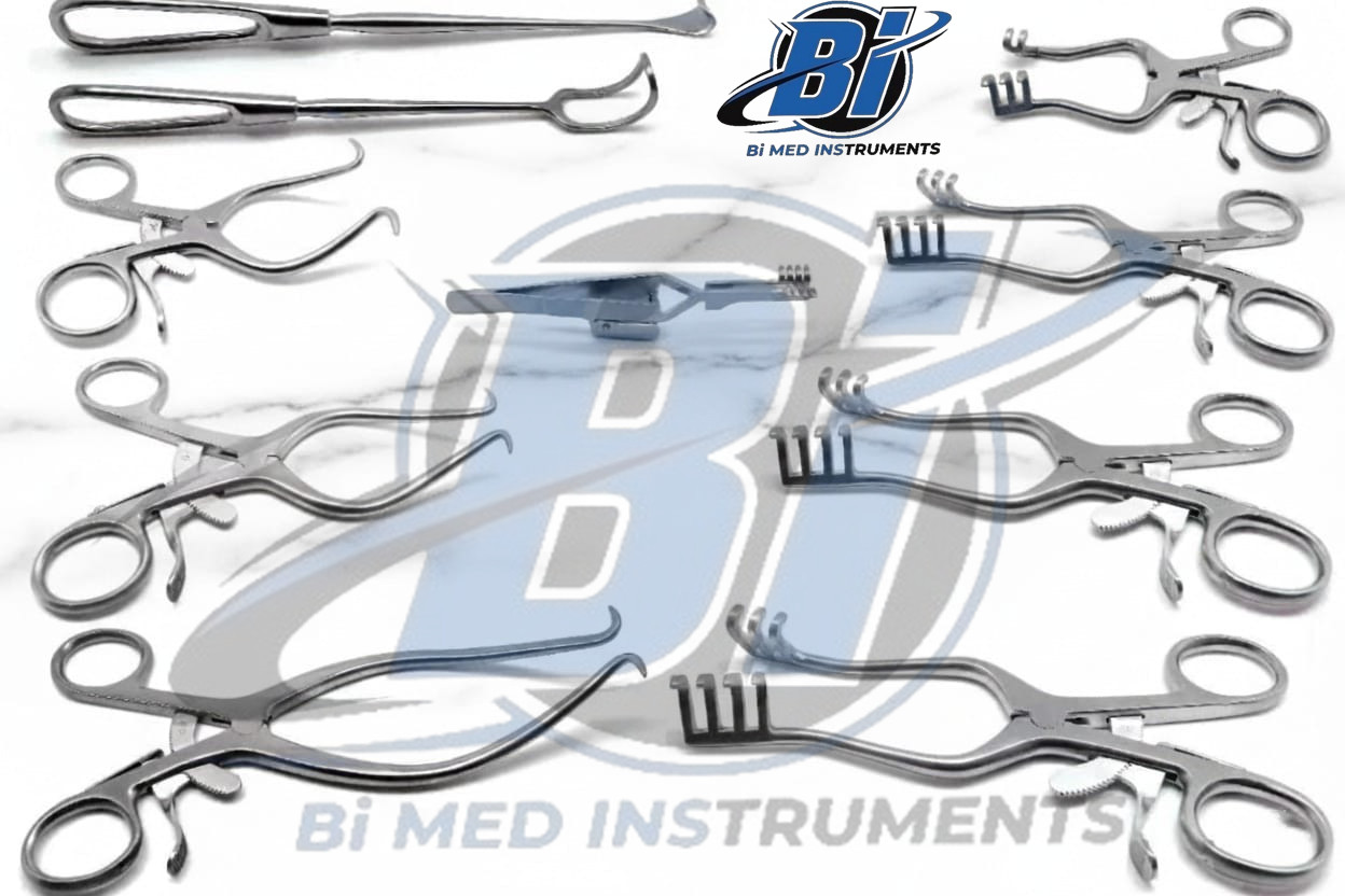Surgical Veterinary Retractors Weitlaner Gelpi Instruments Set 10 Pcs