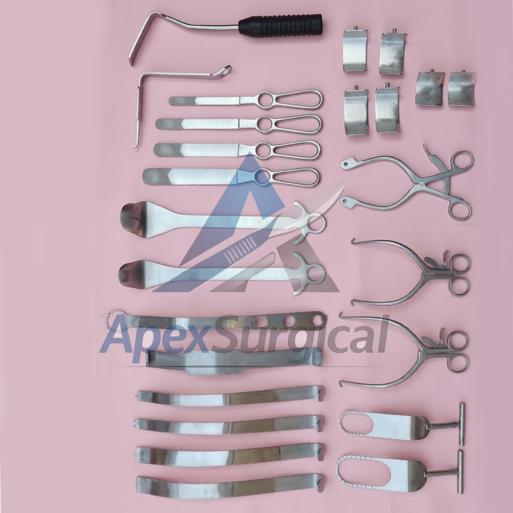 Extended Shoulder Retractor Surgery 25Pcs Set Arthroplasty Orthopedic Instrument