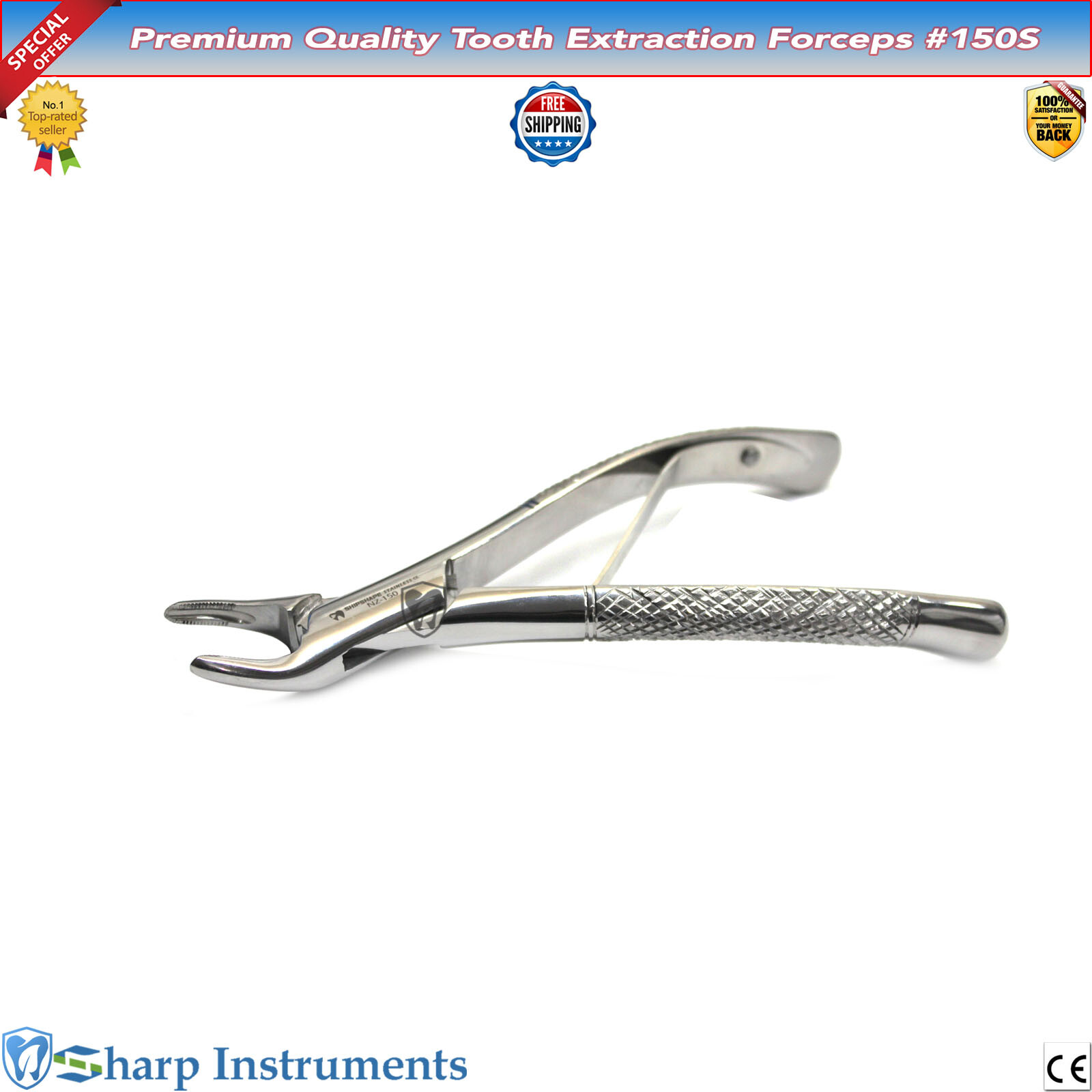 Dental Extracting Forceps 150s Surgical Tooth Extraction Cryer Steel Instruments