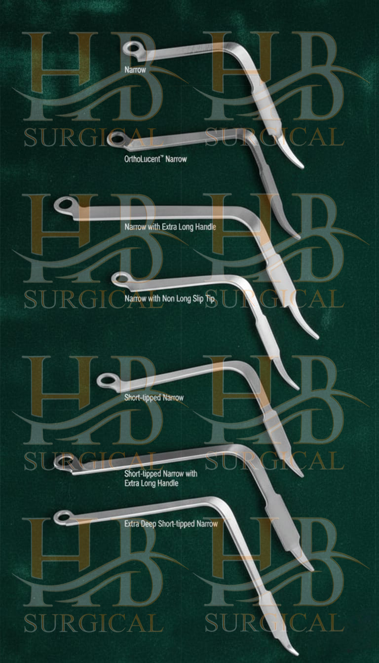 Hohmann Retractor Bended Set Of 7 Pcs Surgical Orthopedic Instruments
