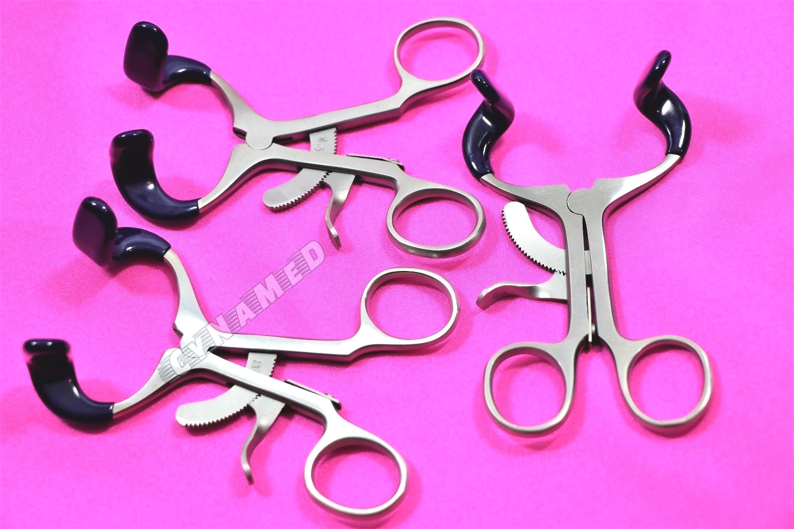 Premium German 5 Molt Mouth Gag Blue 4.5″ Surgical Dental Instrument W/Silicone
