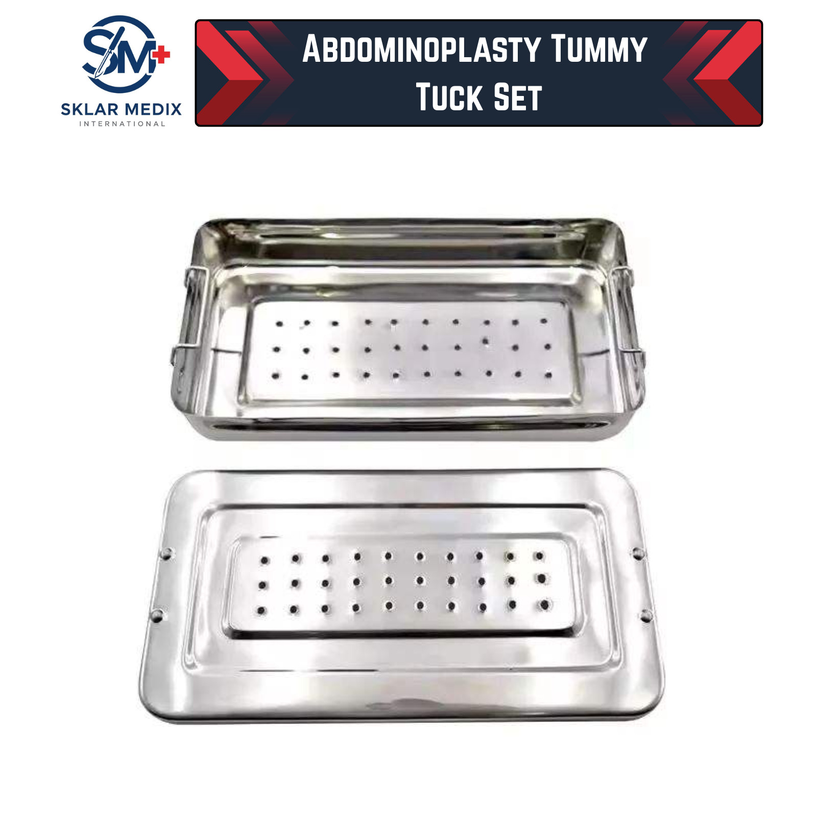 Abdominoplasty Tummy Tuck Surgery Set Of 30 PCs Plastic Surgery Instruments CE