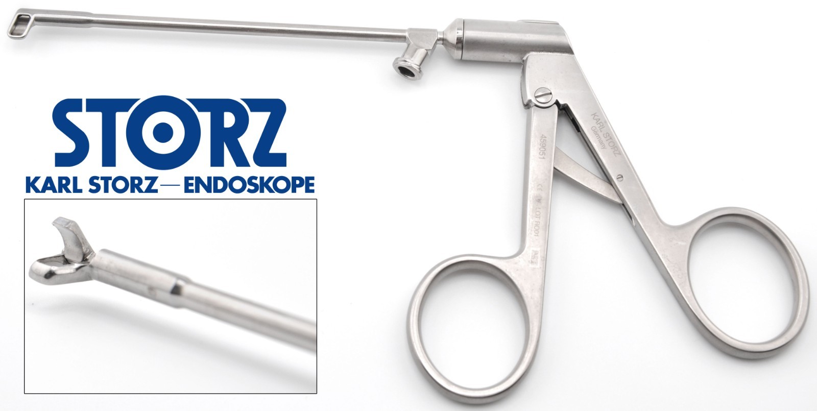KARL STORZ 459051 Stammberger Antrum Punch Right Side 2.5x5mm Bite 5.25″