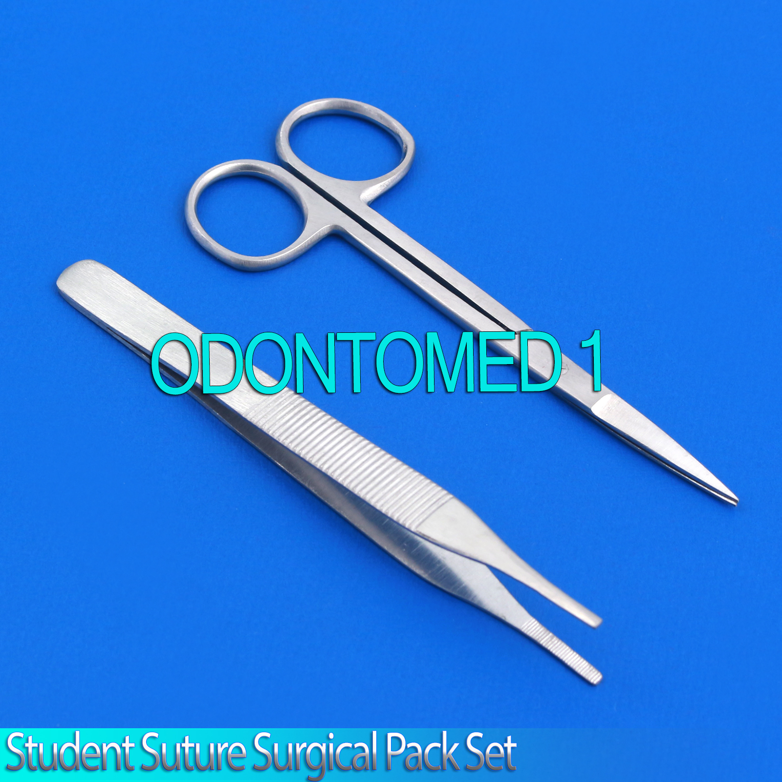 2 PCS STUDENT SUTURE SURGICAL PACK SET KIT INSTRUMENTS,NEW