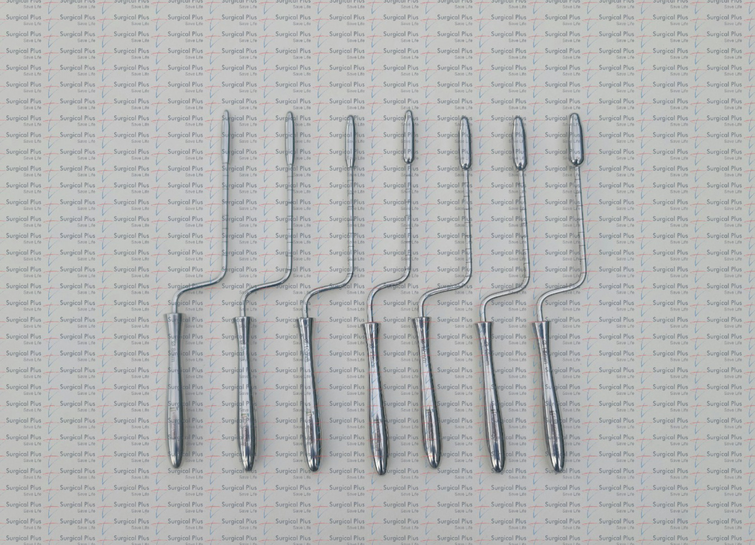 Urethral Crooks Dilator Set Of 7 Urethroplasty Surgical Instruments 8mm To 14mm