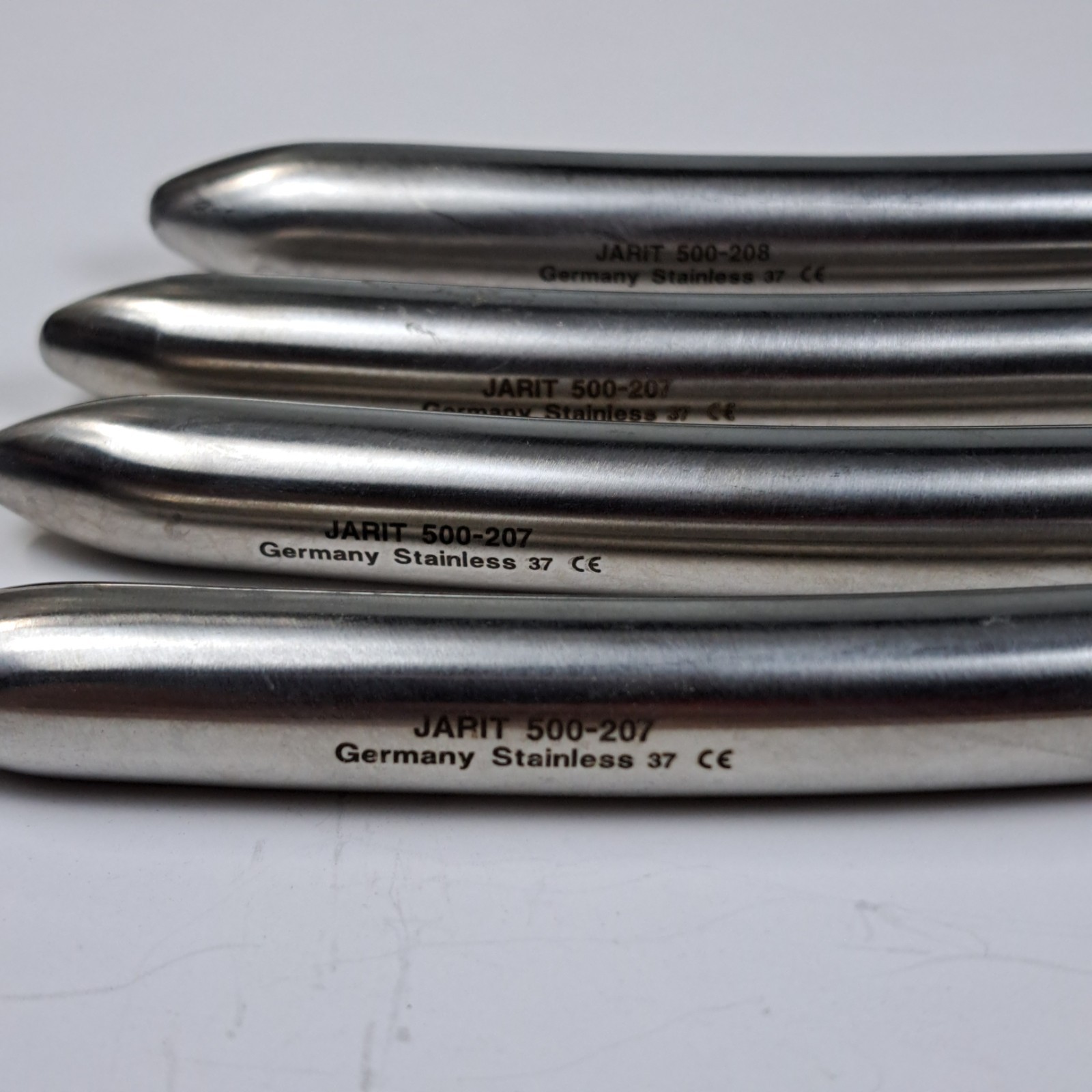 Jarit Pratt Uterine Dilators 55207(3)-500208(1) Lot of 4