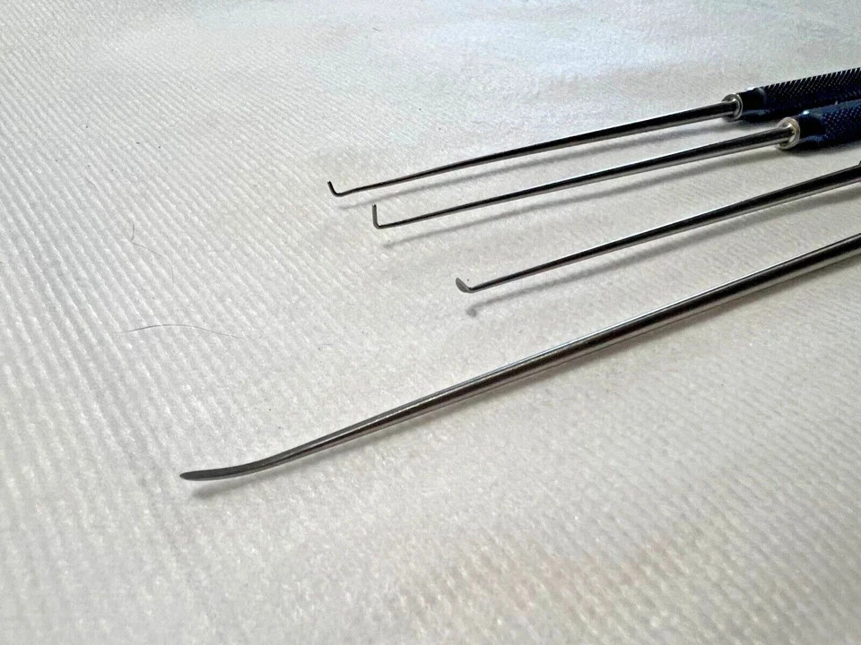 Lot Of 4 Boss Instruments 80-1532 80-1533 Nerve Hooks 80-1540 71-5133 Dissectors