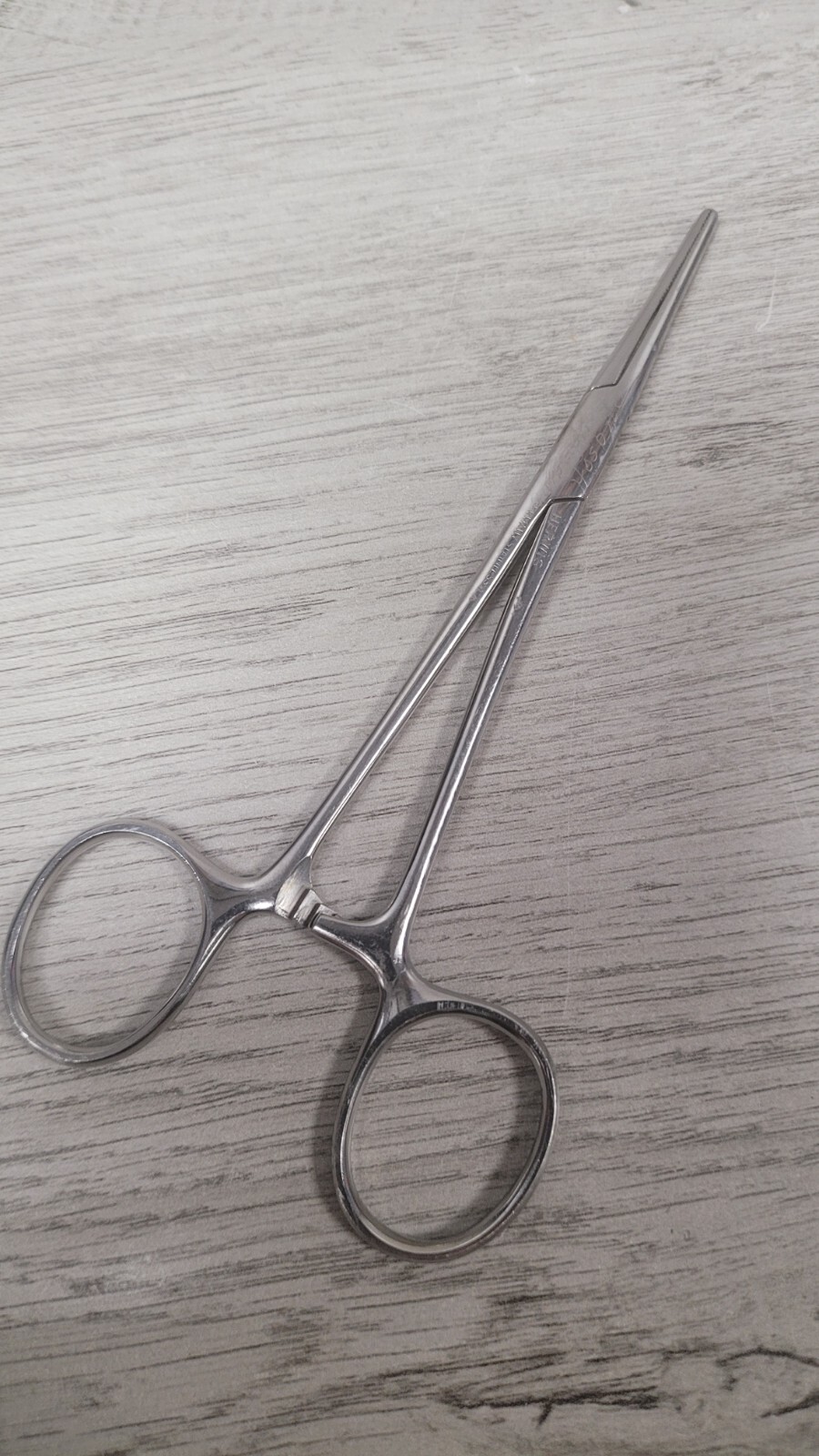 Herwig Germany Surgical Locking Forceps Clamp Stainless Steel Pre-owned