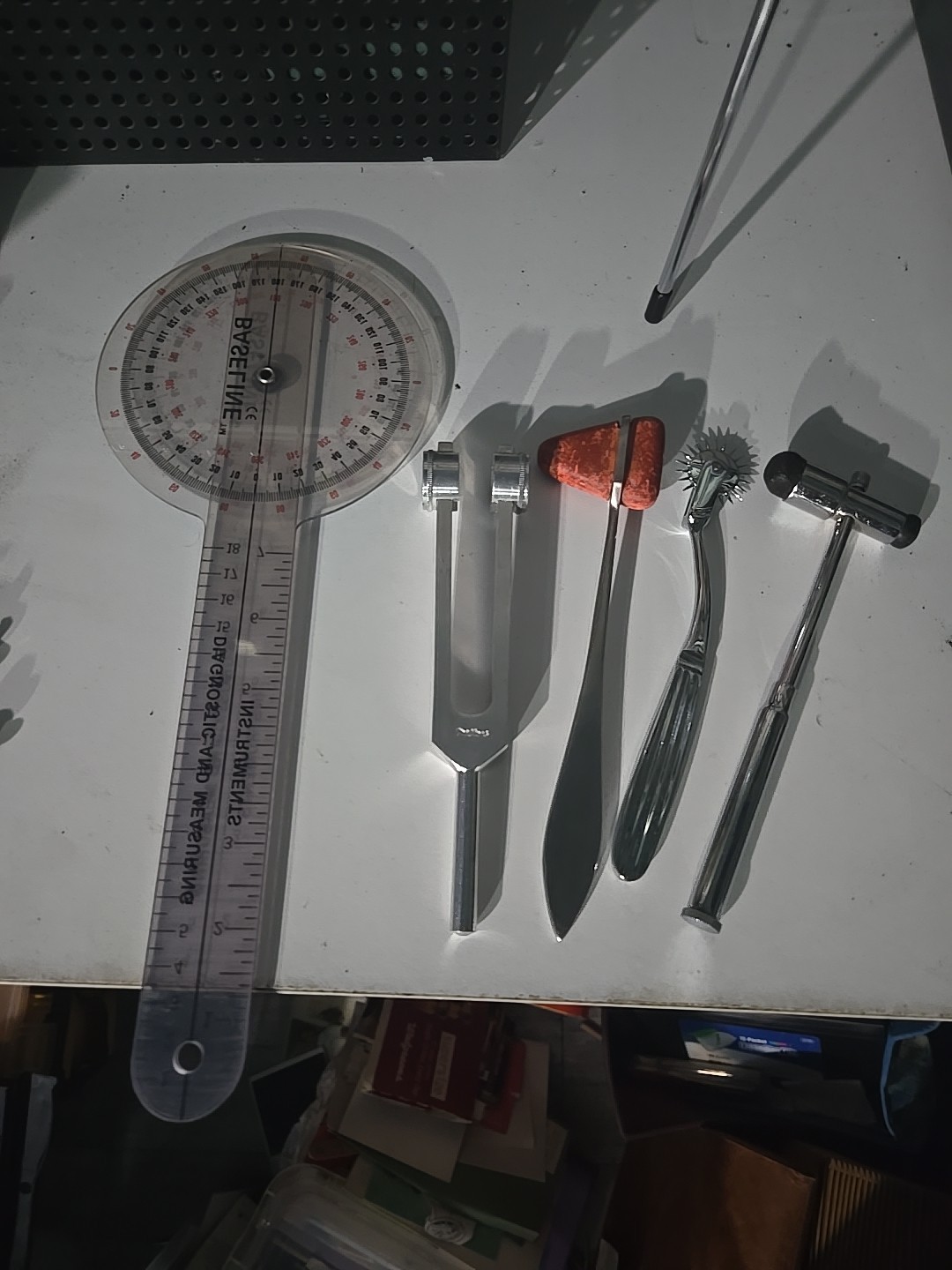 Medical Tuning Forks And Reflex Hammers, Pinwheel With BONUS🔥5 PIECES TOTAL🔥🔥