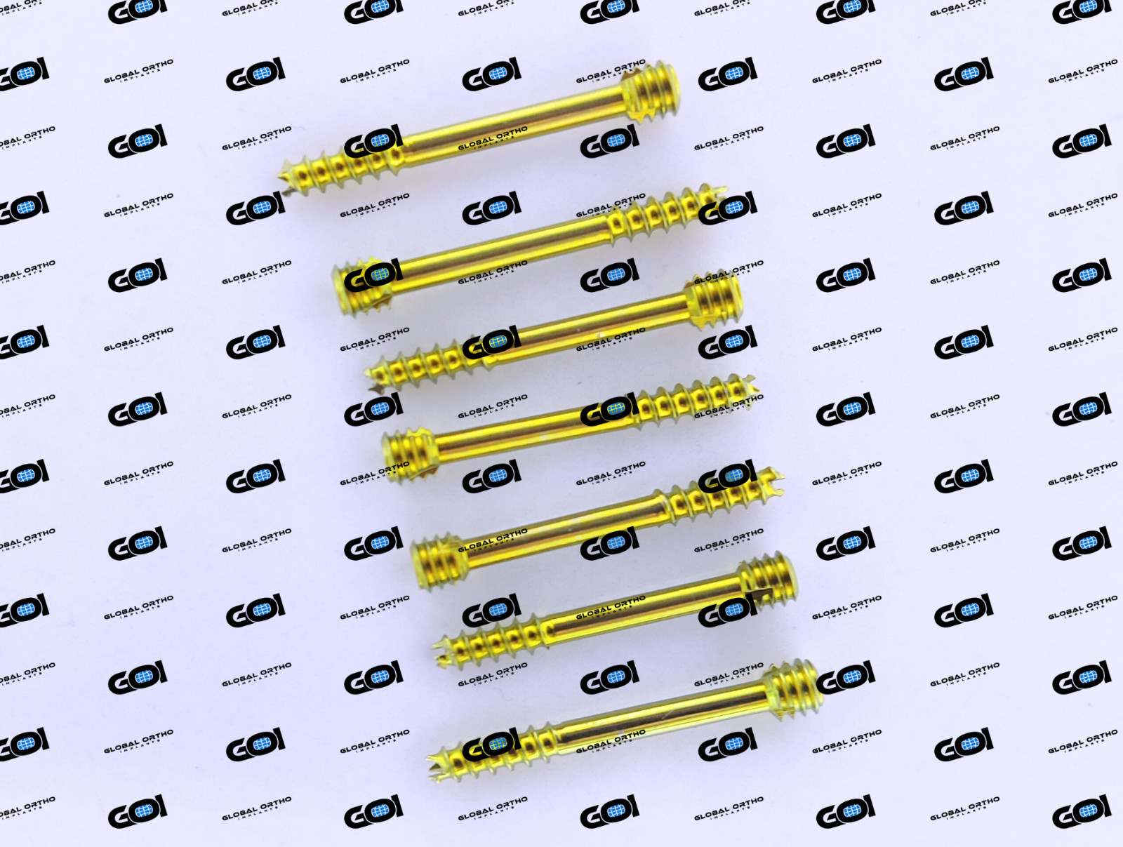 3.0mm Headless Compression Screws 16-34mm Length W/ Drive Titanium 51 Pcs Set