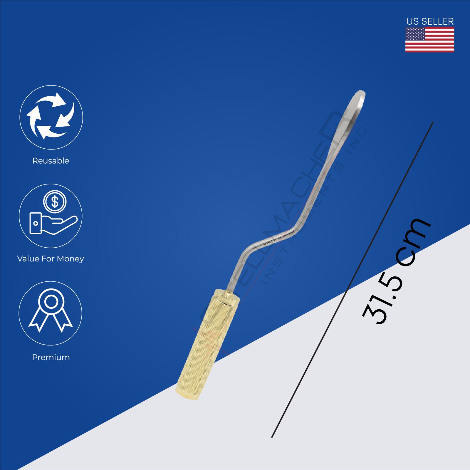 Jacobs Breast Dissector Angled Plastic Surgery Dissectors Premium German Grade