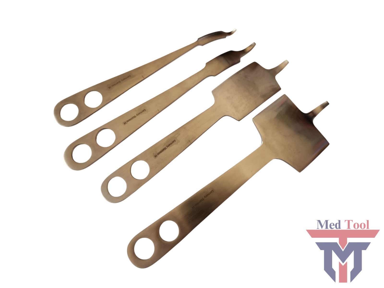 4 Pcs Hohmann Retractor Set Surgical Orthopedic Instruments German Grade Steel