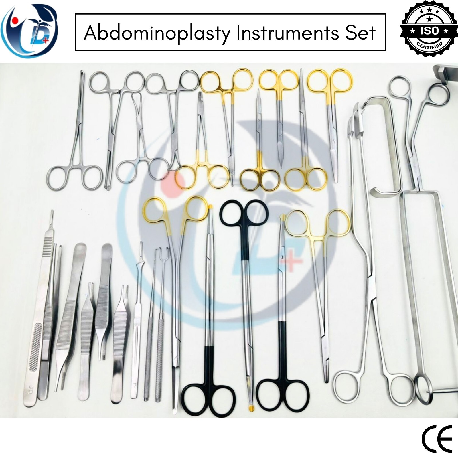 Abdominoplasty Tummy Tuck Surgery Set Of 30 PCs, Plastic Surgery Instruments