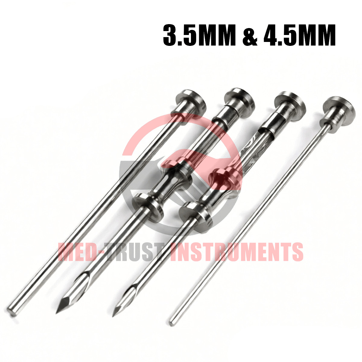 HRT Trocar 3.5mm & 4.5mm Hormone Replacement Pellet Insertion Kit Diamond 2 Sets